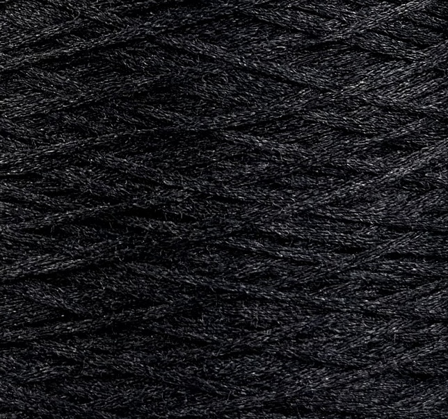 Botto Giuseppe Shine – Kettchengarn 100 % Seide col. Anthrazit Melange 500 m / 100 g